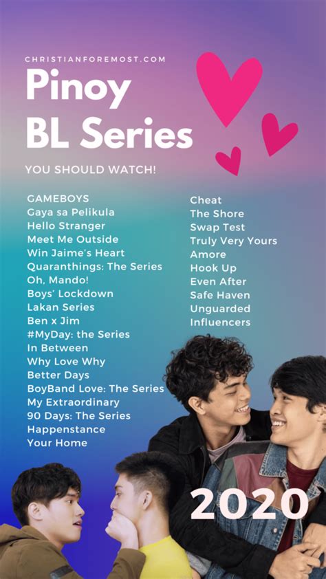 List Of 2020 Filipino Bl Online Series To Watch Right Now Christian