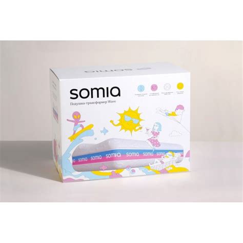 Подушка взрослая Somia Wave купить в Минске и Беларуси - nosweat.by