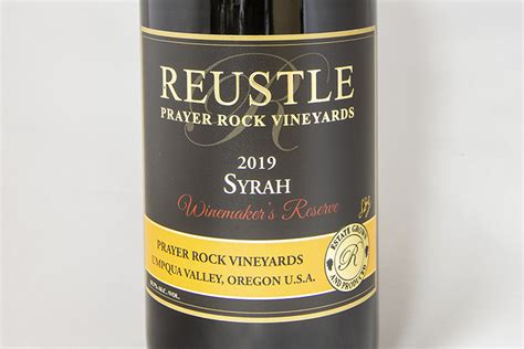 Reustle Prayer Rock Vineyards 2019 Syrah Winemaker's Reserve