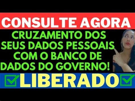 GOVERNO LIBERA CONSULTA DE CRUZAMENTO DE DADOS A MESMA BASE DE