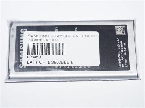 Original Samsung SM-G900F Galaxy S5 Akku Battery 2800 mAh EB-BG900BBE ...