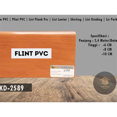 Jual Best Seller Skirting Lantai Flint Pvc Anti Air Plint Pvc