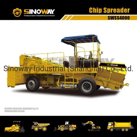 4 M Width Self Propelled Chip Spreader Asphalt Chip Spreaders And