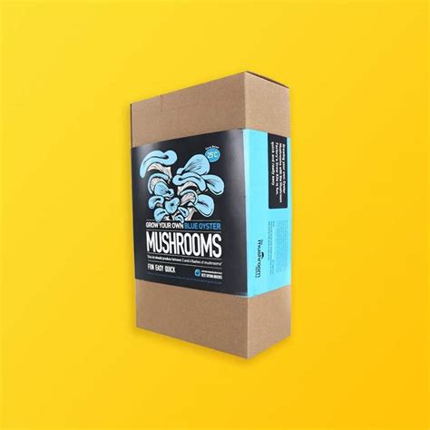 Custom Mushroom Boxes Silver Edge Packaging