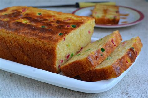 Eggless Orange Tutti Frutti Cake Gayathri S Cook Spot