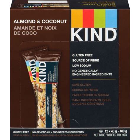 Kind Almond And Coconut Snack Bar Ctc Health