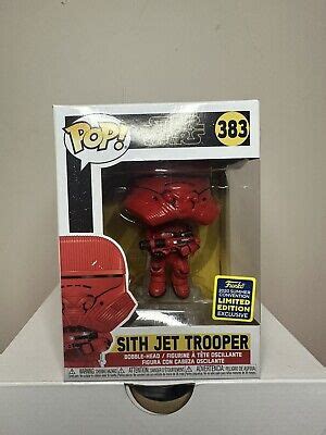 Funko Pop Star Wars Sith Jet Trooper Sdcc Shared Exclusive