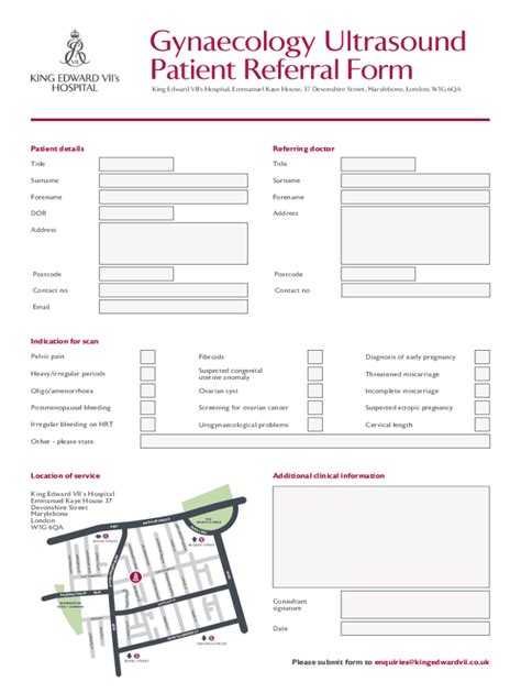 Fillable Online Gynaecology Ultrasound Patient Referral Form Fax Email