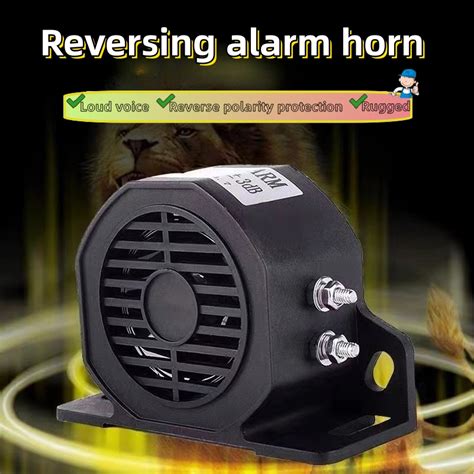 105dB Truck Back Up Alarm Horn 12V 60V Heavy Duty Waterproof Reverse