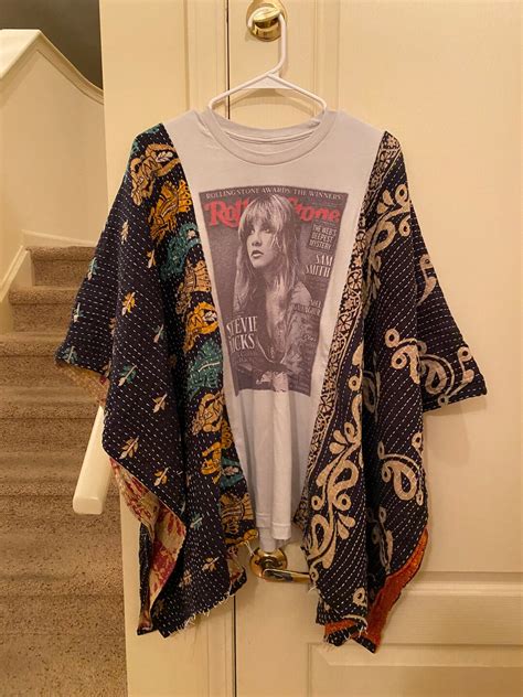 Rare Stevie Nicks Rolling Stones Magazine Tee With Vintage Etsy