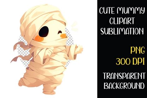 Cute Halloween Mummy Clipart (4246020)