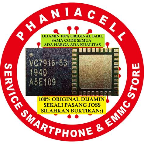Jual IC RF VC7916-53 REALME 6-7i/C11/C15/C21/C25 ORIGINAL TESTED VC7916 ...