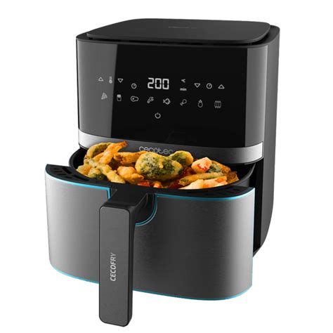 Cecofry Full InoxBlack 5500 Connected Pack Fritadeira sem óleo Airfryer