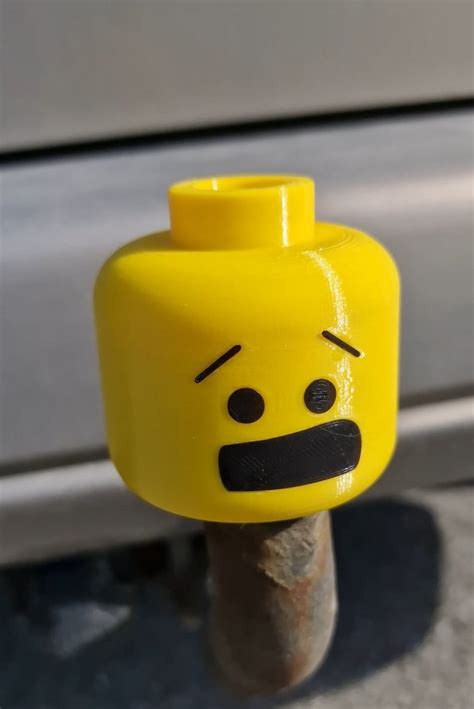 Fun Lego Head Trailer Tow Hitch Cover Customize Your Ride Towbar