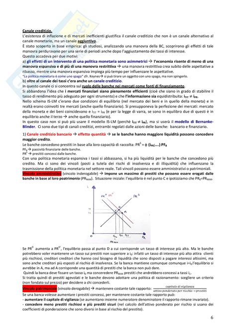 Concetti Esame Appunti Di Economia Monetaria