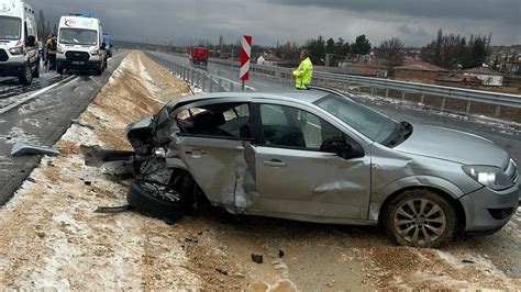 Çorum da 5 ayrı trafik kazası 1 ölü 10 yaralı