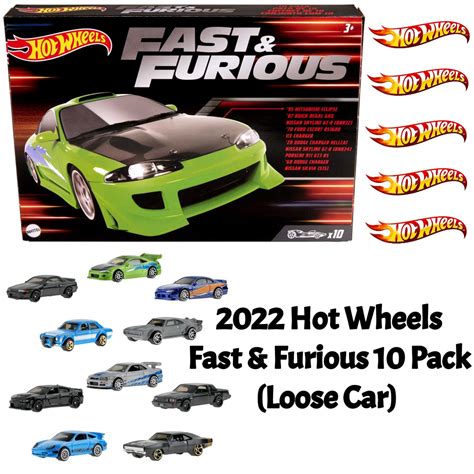 Hot Wheels Fast Furious 10 Pack Loose Shopee Malaysia