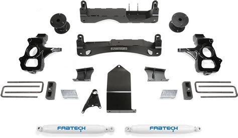 Fabtech K1119 Performance Lift System W Shocks 4 In Lift W Rear Performance Shocks