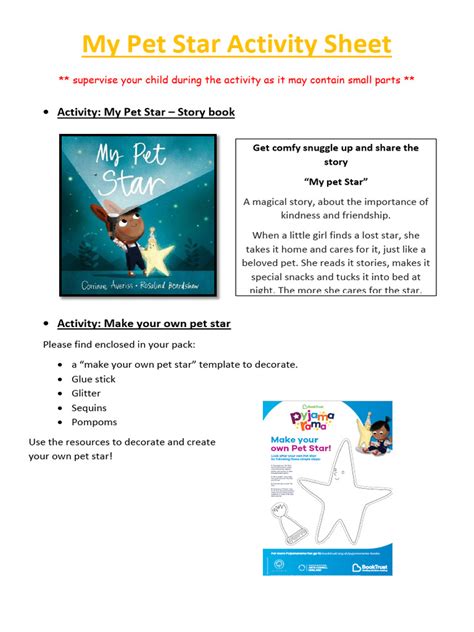 Star Activity Sheet | Download Free PDF | Preschool | Literacy