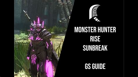 MONSTER HUNTER RISE SUNBREAK GUIA Como Jogar de ESPADÃO GREAT SWORD