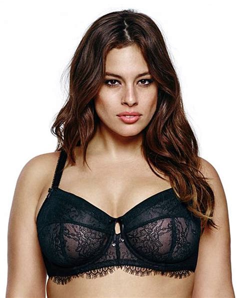 Ashley Graham Fatal Attraction Black Bra Simply Be