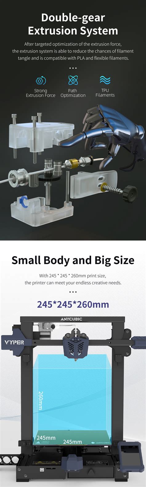 ANYCUBIC Vyper 3D Printer – The 3D Printer Store