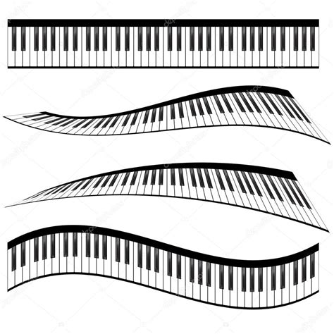 Piano Keyboards Stock Vector Image By ©nataly Nete 78518520