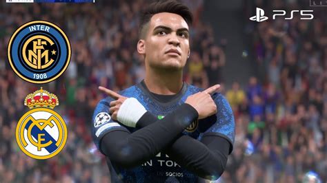 Fifa 22 Ps5 Inter Milan Vs Real Madrid Champions League 202223