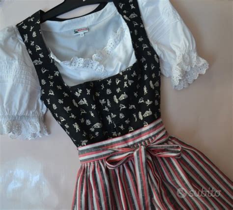 Abiti Stile Tirolese Bavarese Dirndl Grembiule Abbigliamento E