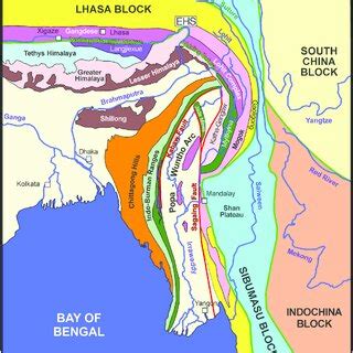 Tectonic Sketch Map Showing Correlation Of Geological Domains Suture