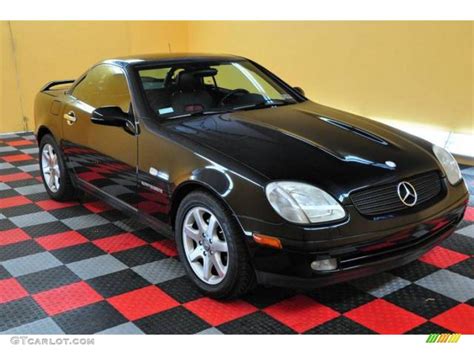 1998 Black Mercedes Benz SLK 230 Kompressor Roadster 13529017