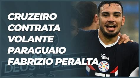 CRUZEIRO CONTRATA VOLANTE PARAGUAIO FABRIZIO PERALTA DEUS ME DIBRE