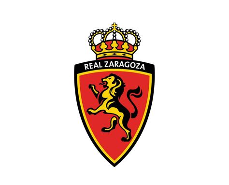 real zaragoza club logo símbolo la liga España fútbol americano resumen diseño vector ...