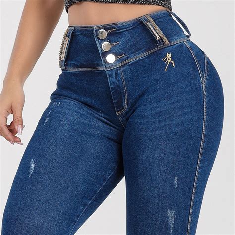 Cal A Cigarrete Modeladora Jeans Feminina Rhero Original Parcelamento