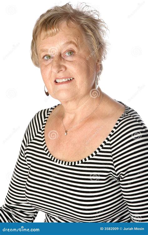 Mature Female Caucasian Stock Image Image Of Close Older 3582009