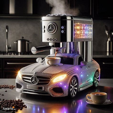 Brew In Style Unleash The Crystal Mercedes Benz Car Inspired Coffee