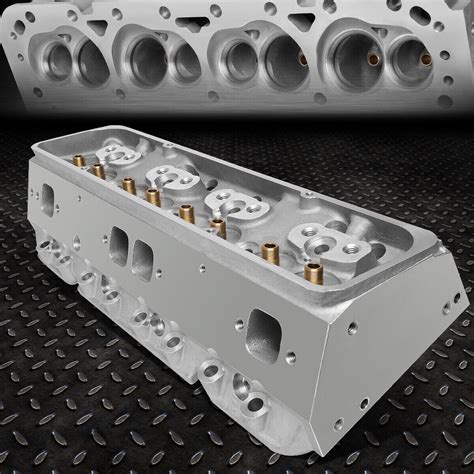 For Chevy Small Block 350 Sbc 200cc 68cc Straight Aluminum Bare Cylinder Head Ebay