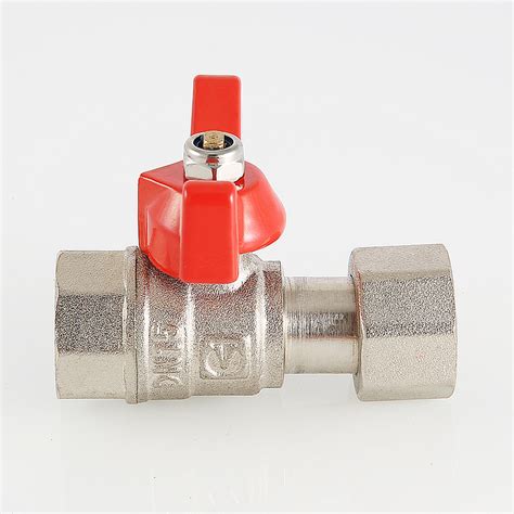 Кран шаровый 1/2'' x 1/2" ВВ для подключения манометра бабочка VALTEC ...