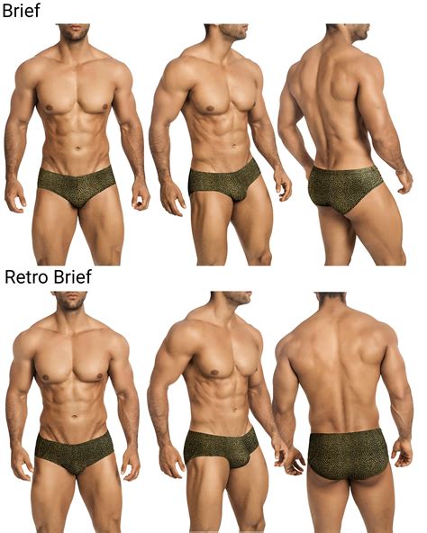 Leopard Mesh Erotic Underwear For Men By Vuthy Sim In Thong Bikini Brief Squarecut 288