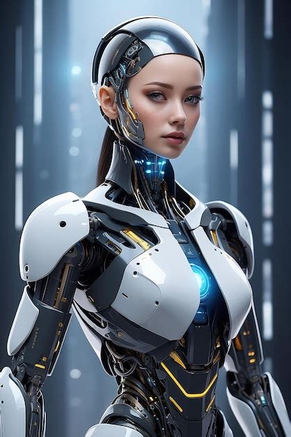 Premium Photo A Future Of Possibilities The Futuristic Cyborg Human