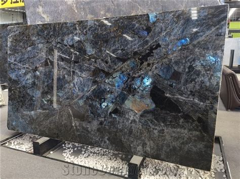 Lemurian Labradorite Blue Granite Madagascar Slab Tile