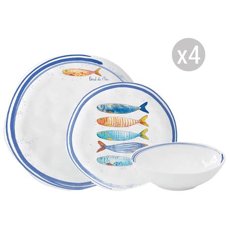 Set 18 plates ZEN GARDEN GREEN - Easylife.Boutique