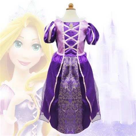 Rapunzel Princess Dress Party Dress Cosplay Costume Tangled Dress