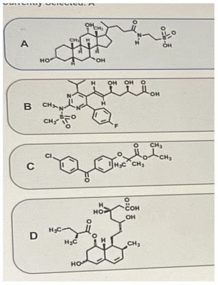 Solved The synthetic HMG-CoA reductase inhibitor is | Chegg.com