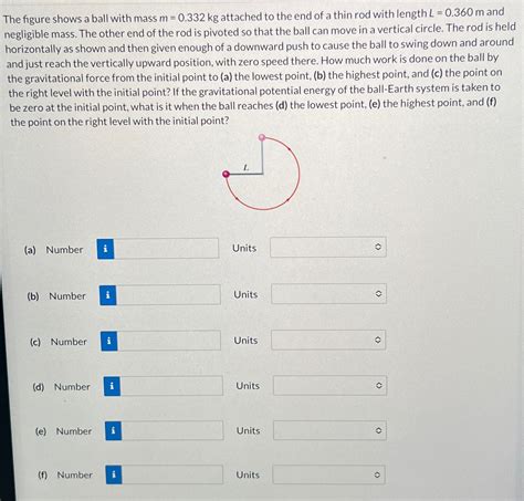 Solved The Figure Shows A Ball With Mass M Kg Attached Chegg