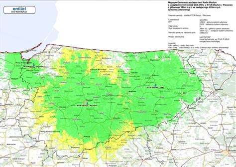 Mapa Zasi Gu Radio Olsztyn