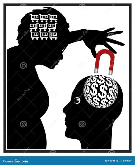 Husband gets outsmarted stock illustration. Illustration of manipulate