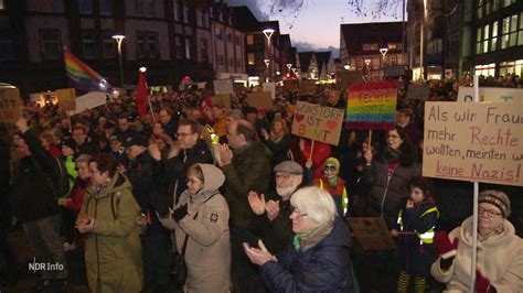 Wunstorf Demonstriert Gegen Rechtsextremismus Ndr De Nachrichten