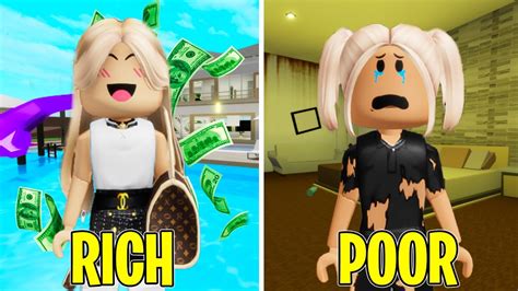 Rich Vs Poor Going On Vacation Brookhaven Roleplay Youtube