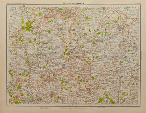 Victorian Regional Map of Warwick - The Antique Map Shop